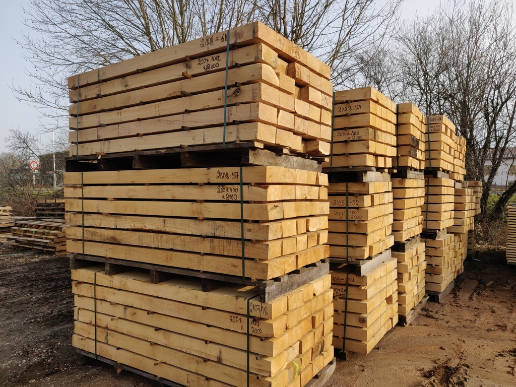 Traverses Chêne 10 x 20 cm (1,20 m)